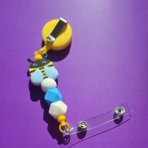 Bee-Themed  Badge Holder